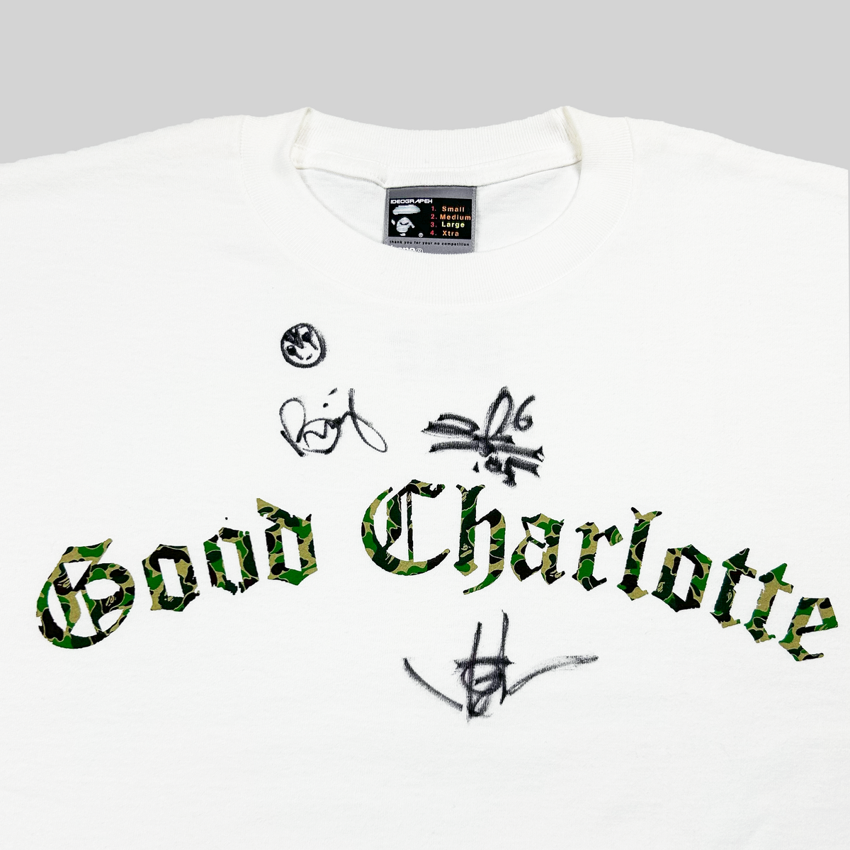 Bape Good Charlotte Signed Tee – Azucar's Favorite Shop