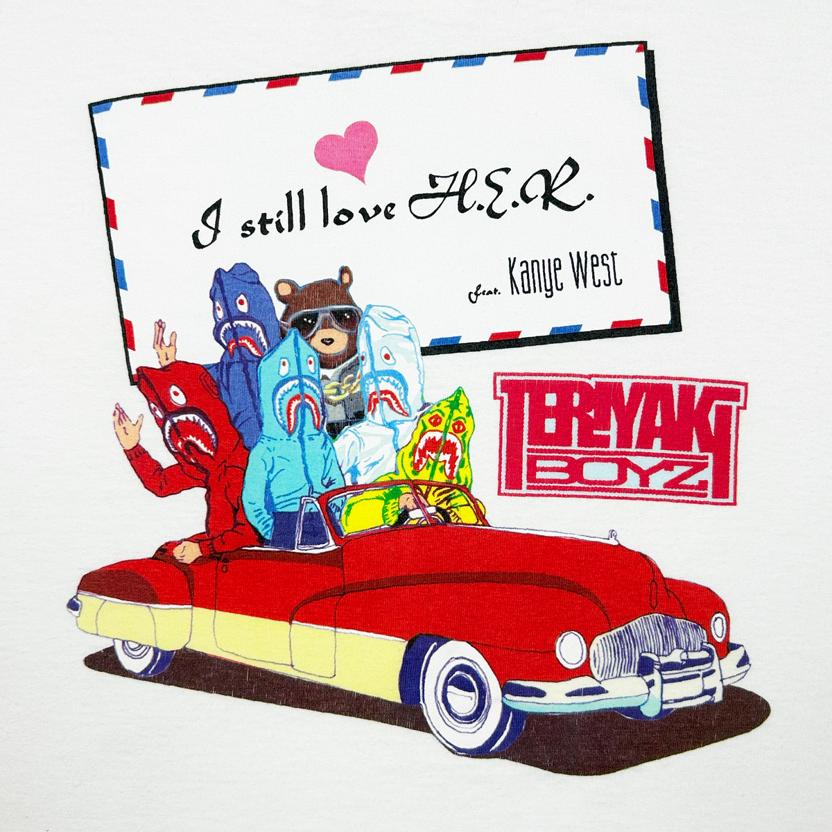 I Still Love H.E.R. Teriyaki Boyz x Kanye West Tee – Azucar's I Still Love H.E.R. Teriyaki Boyz x Kanye West Tee – Azucar's