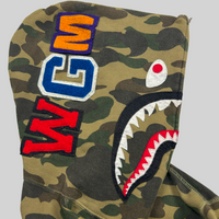 Bape 1st Camo Shark Zip