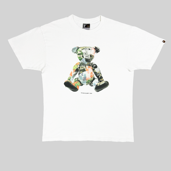 Bape Psyche Camo Bear Tee