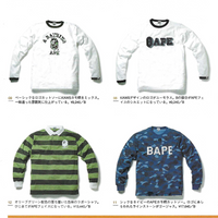 Bape x Kaws Bendy Camo Longsleeve