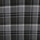 Black Check Zip Up