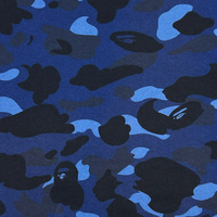Blue Camo Zip Up