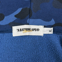 Blue Camo Zip Up