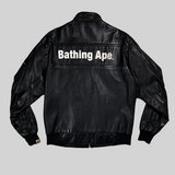 Bape Racer Leather Jacket