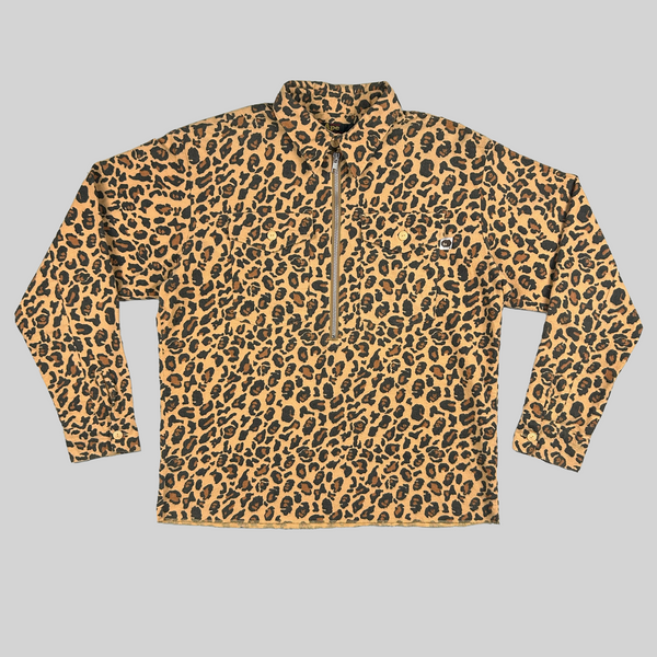 Cheetah Camo Half Zip