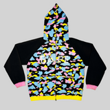 Bape Cotton Candy Logo Zip