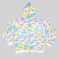 Bape Cotton Candy Camo Zip