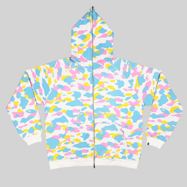Bape Cotton Candy Camo Zip