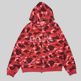 Bape NERD Camo Spellout Zip Up