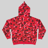 NFS Red Camo Zip Up
