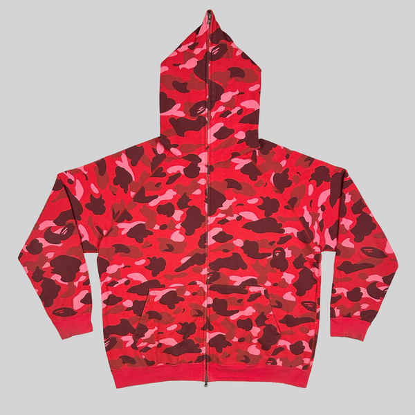 NFS Red Camo Zip Up