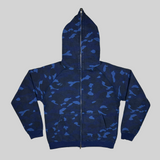 OG Blue Camo Zip Up