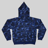 OG Blue Camo Zip Up