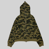 OG Green 1st Camo Full Zip Up