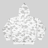 OG White Camo Zip Up