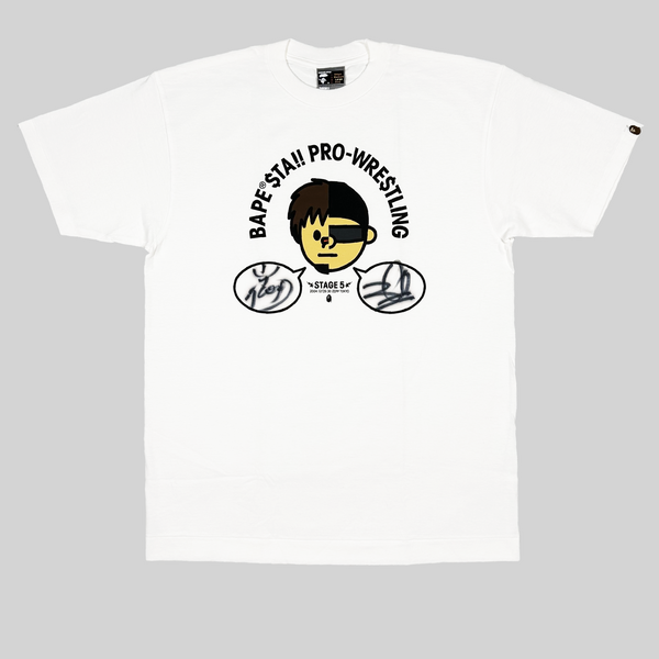 Bape Sta! Pro-Wrestling Nigo Signed Tee