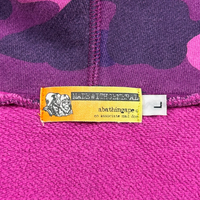 Bape Purple Camo Zip Up