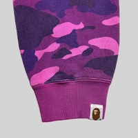 Bape Purple Camo Zip Up