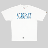 Bape Scarface Blue Camo Tee