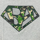 Crystal ABC Camo Superman Tee