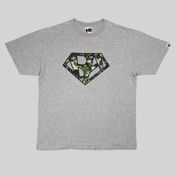 Crystal ABC Camo Superman Tee