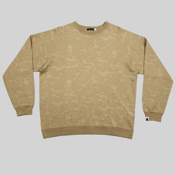 Bapexclusive Jacquard Camo Crewneck