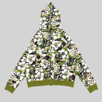 Aloha Camo Zip Up Hoodie