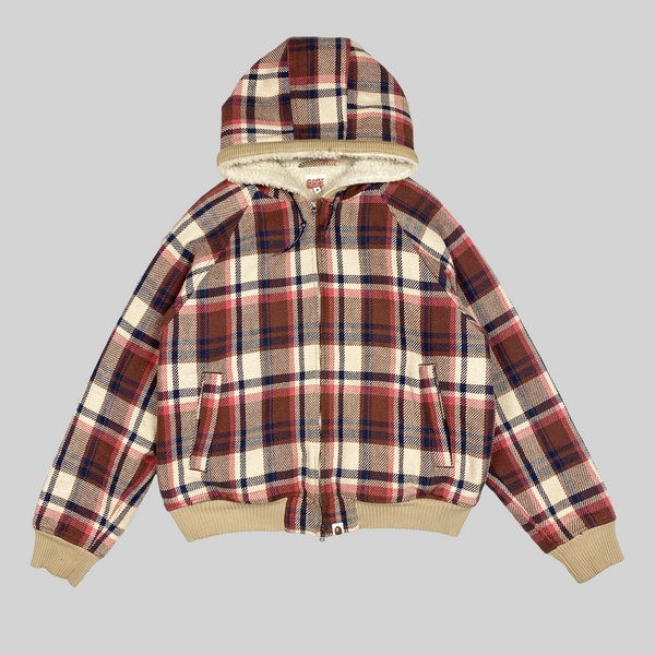 Plaid Boa Fleece Jacket