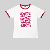 Pink Camo Box Logo Tee