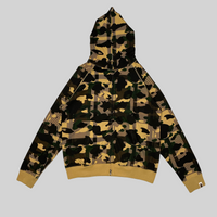 Check Camo Zip Up