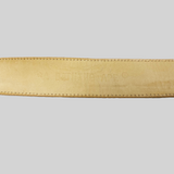 Gold Logo Plaid Leather Belt