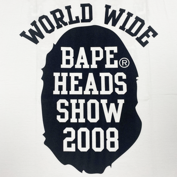 2008 Bape Heads Show Tee – Azucar's Favorite Shop