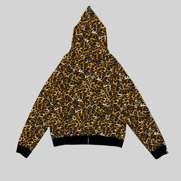 Leopard Camo Zip Up