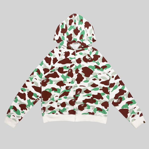 Sendai City Camo Zip Up