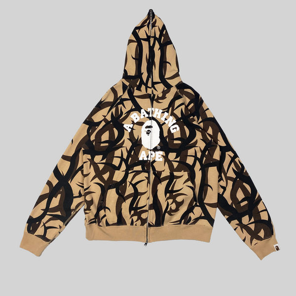 Tribal Camo Zip Up Hoodie